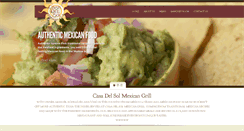 Desktop Screenshot of casadelsolmexicangrillmuncie.com